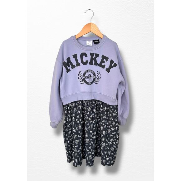 Zara x Disney Sweatshirt Dress, Size 8 - Picture 1 of 6